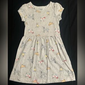 Carter’s - 5T - Girl’s Short Sleeve Dress - Dogs